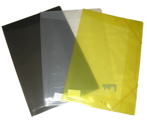 Folder plástico con elástico