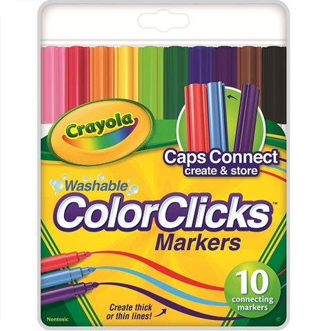 Marcadores especiales de 10 colores Washable. Crayola