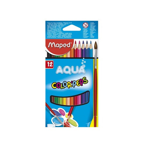 Lapices de colores Color Peps Aqua 12 piezas. Maped