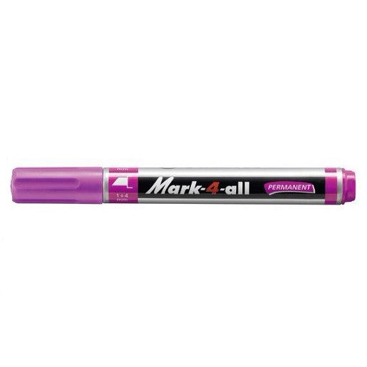 Marcador Mark-4-All Permanent 1+4 mm tinta color rosado