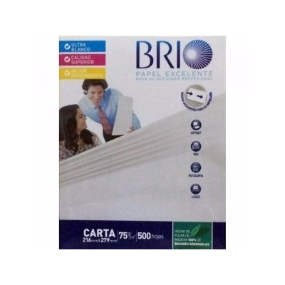 Papel bond - marca BRIO